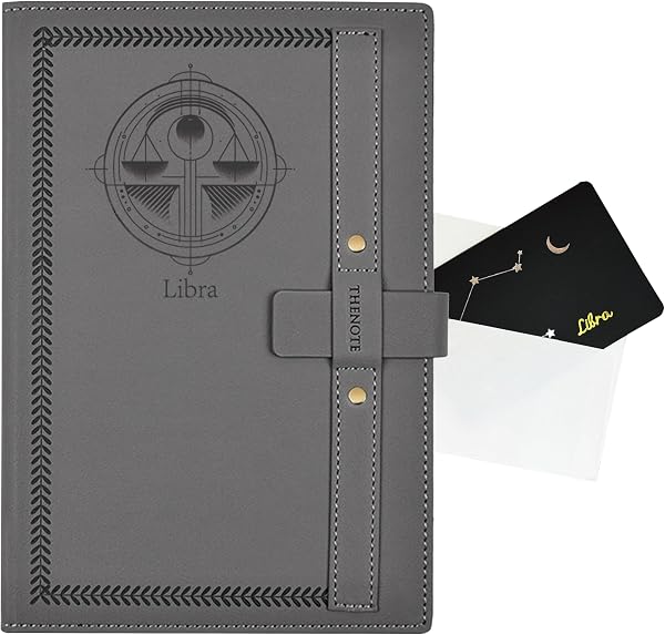Libra zodiac gift journal — A5 hardcover constellation notebook